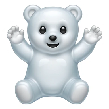 ghost gummy bear sticker