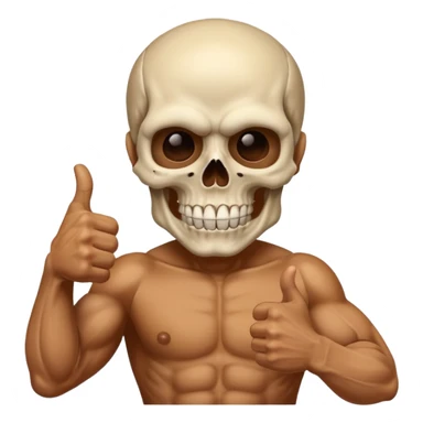 Emogi punisher giving thumbs up sticker