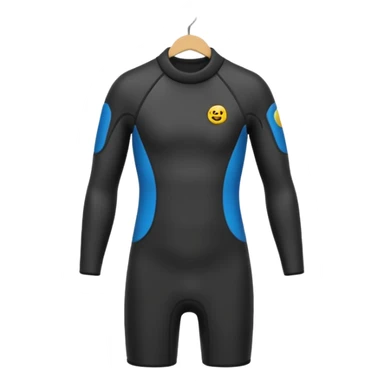 wetsuit hang on a hanger full sticker