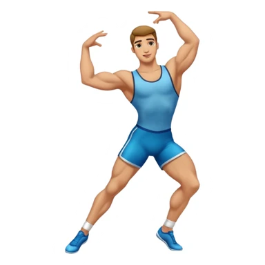 Male dancer sticker