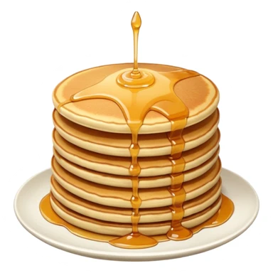 tower of pancakes in a stack sticker