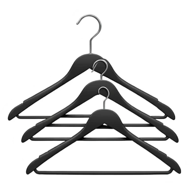 black hangers for clothes sticker