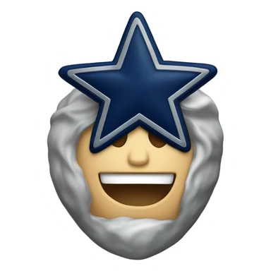 Cowboys logo sticker