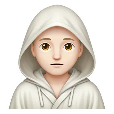  cult member in a robe sticker