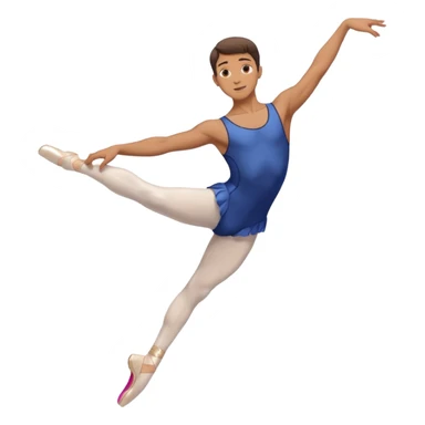 male.ballet dancer sticker