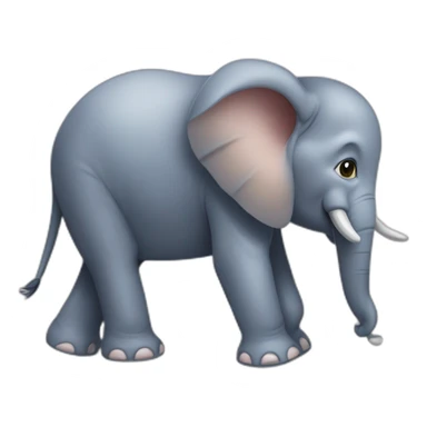 Éléphants sur souris sticker