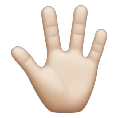 duck hand mimic sticker