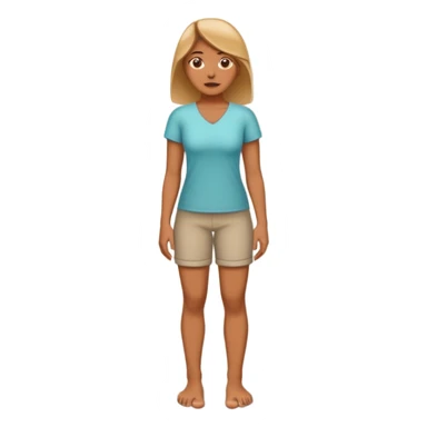 A women standing with her fot and big toe pressed against a wall, for rehab purposes sticker