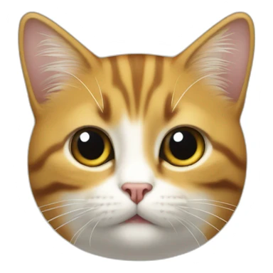 Un chat sur un écarteleur sticker