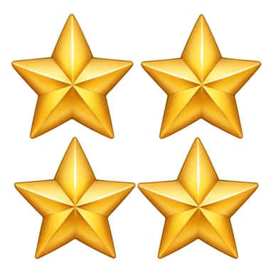 3 stars sticker