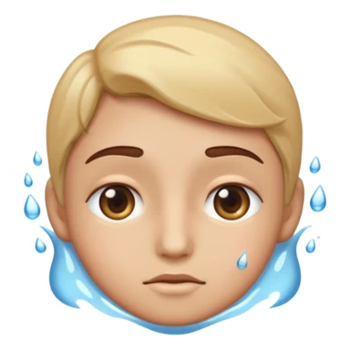 so like a sad face 🥺 and mix of this☺️ and this😔, like someone is sad because you ignore them but they have that cute smiley face with watery but not watery eyes and you cant say no to them, but make it classic emoji not woman or man emoji sticker