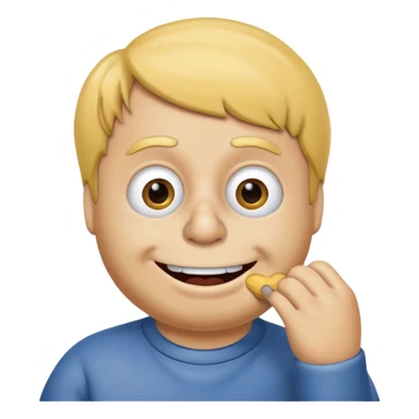 ralph wiggum nose picking sticker