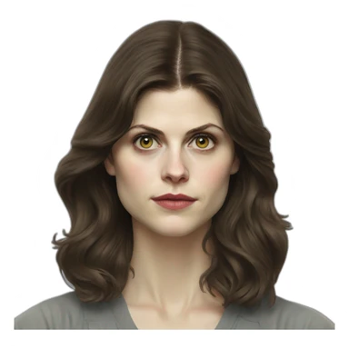 Alexandra daddario true detective sticker