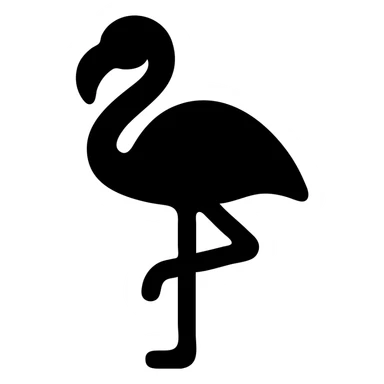 flamingo sticker