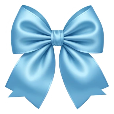 baby blue coquette bow sticker