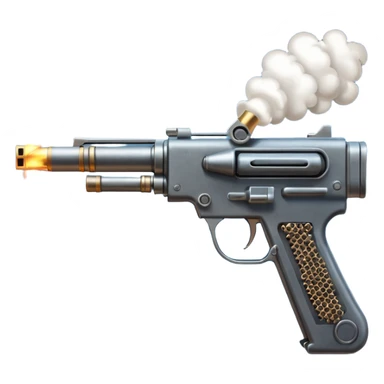 make a machine gun firing sticker