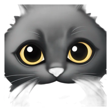 fold-eared black kitten vampire sticker