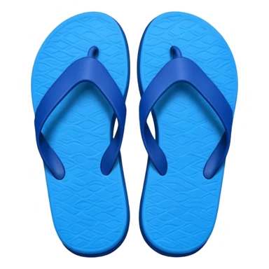 A pair of cool beach slippers sticker