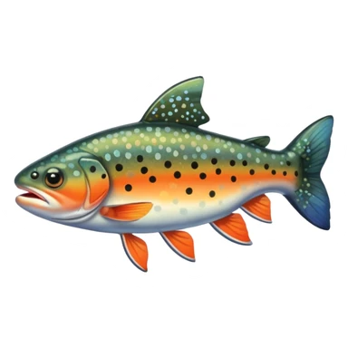Brook trout sticker