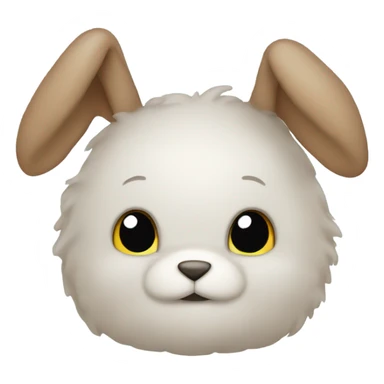 Floppy stuffed rabbit sticker