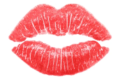 lipstick mark, remove background sticker