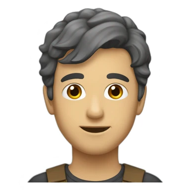 Haciendo una peineta sticker