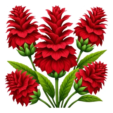 celosia plant flower sticker