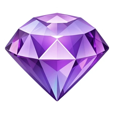glitter purple crystal diamond sticker