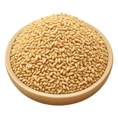 sesame seeds sprinkled on top of food sticker