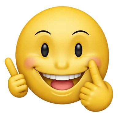 smiley face with middle finger sticker