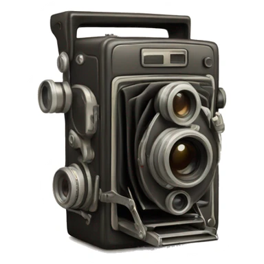 old view camera camera sticker
