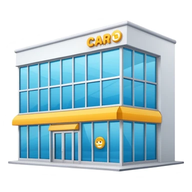 Card Market shop building sticker