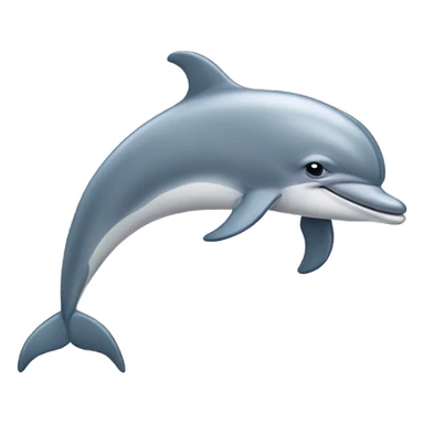 Dolphin with a pink skirt sticker