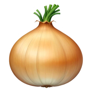an onion emoji sticker