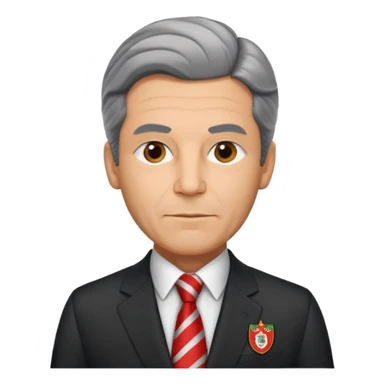 Luís Filipe Vieira, former president of the Portuguese football club Benfica sticker