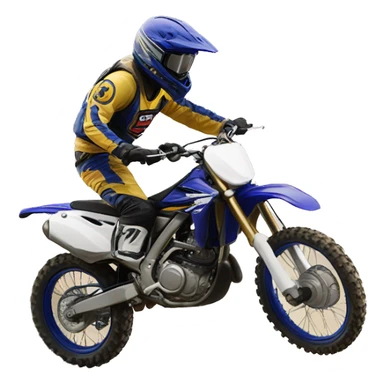 Yamaha Dirt bike wheeling sticker