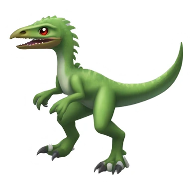 Feathered dinosaur bird velociraptor Sergal Flygon Nargacuga Fakémon full body  sticker