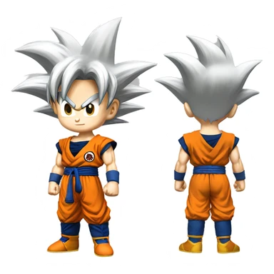 son goku in super sayain 3 sticker