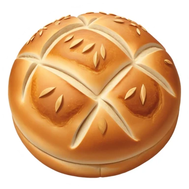 Gourmet sourdough bread round sticker
