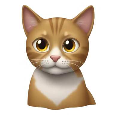 Gato con su dueña abrazados  sticker