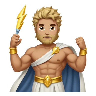 Greek god Zeus sticker