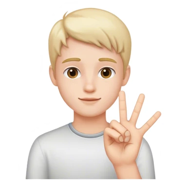 young vamp hand sign sticker