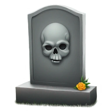gravestone that says here lies SmokeDevil sticker