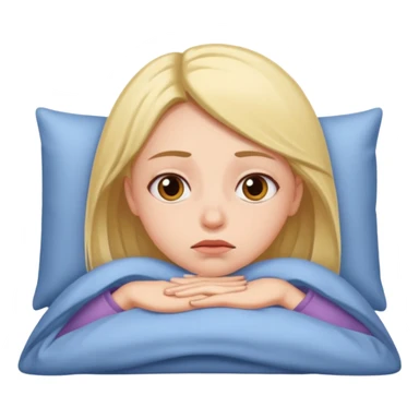 a girl trying to stay awake  sticker