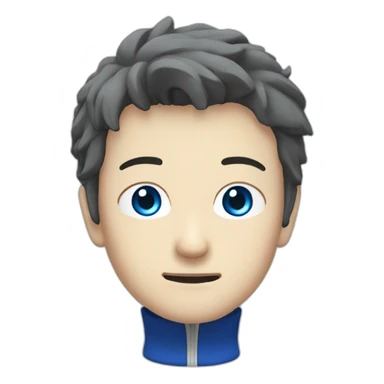 Satoru Gojo with blue eyes sticker