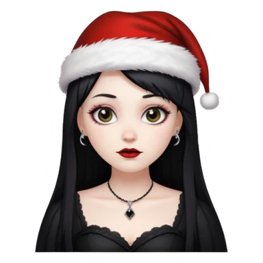 Goth Dommy mommy Santa Clause sticker