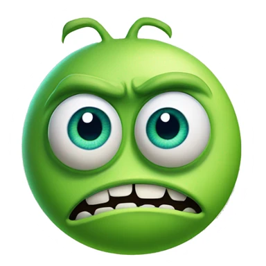 Mike Wazowski with one eye Monsters Inc.  sticker