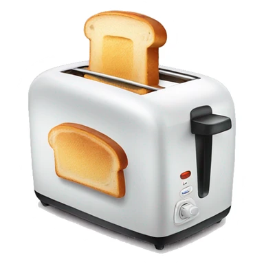 bread toaster with a flash  sticker