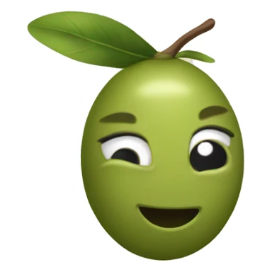 Fluttering olive  sticker