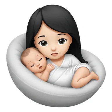 Newborn B&W Photoshoot sticker